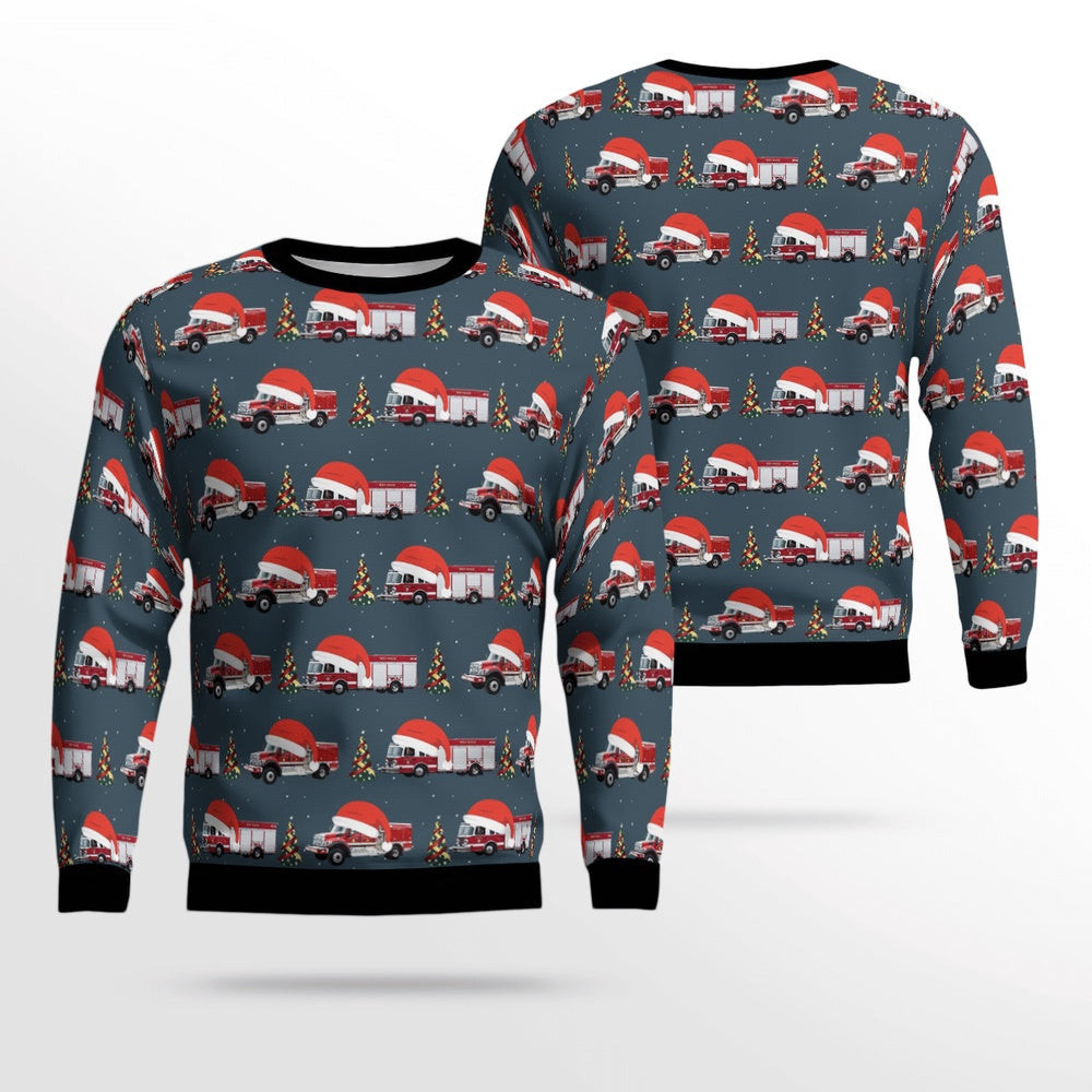 California Santa Rosa Fire Department Xmas Unisex Sweater Christmas Gifts For Men Women