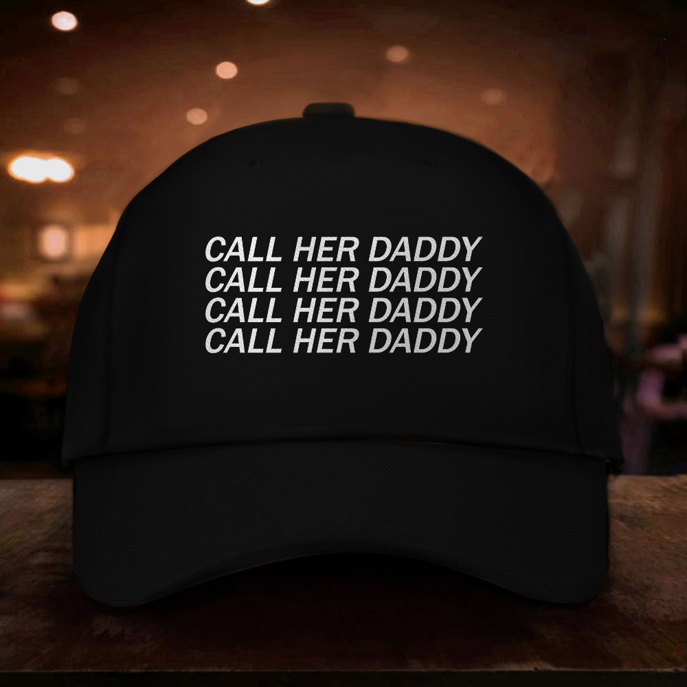 Call Her Daddy Hat Call Her Daddy Cap For Sale Christmas Gift For Woman Trucker Hats Custom Hats Gifts For Men & Women
