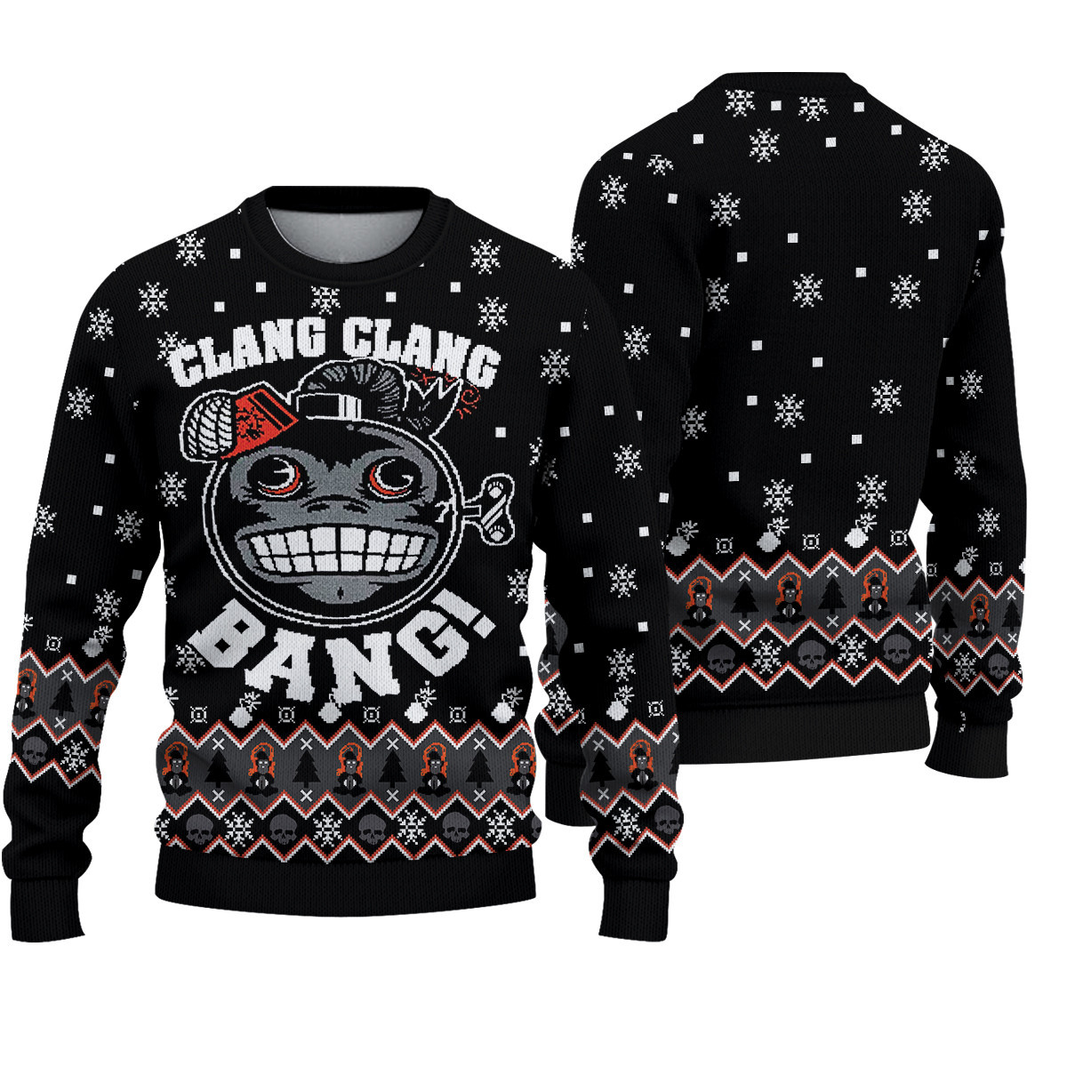 Call Of Duty Monkey Bomb Ugly Christmas Sweater Adult 3D Funny Matching for family