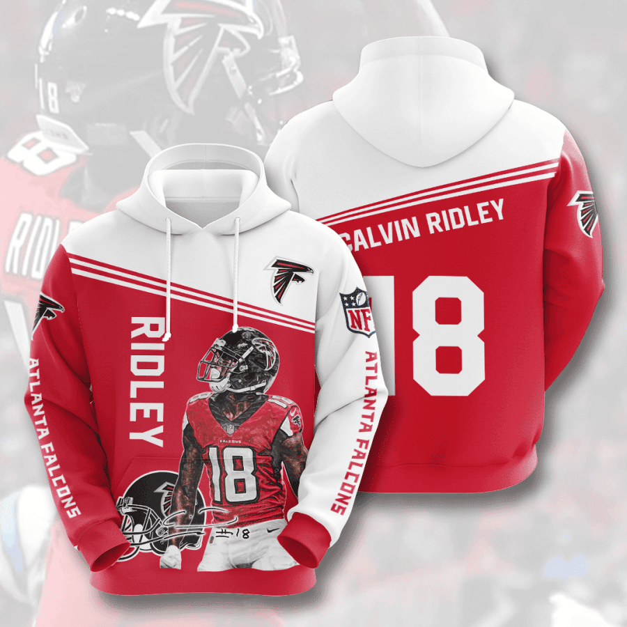 Calvin Ridley Atlanta Falcons 3D All Over Print Hoodie, Zip Hoodie
