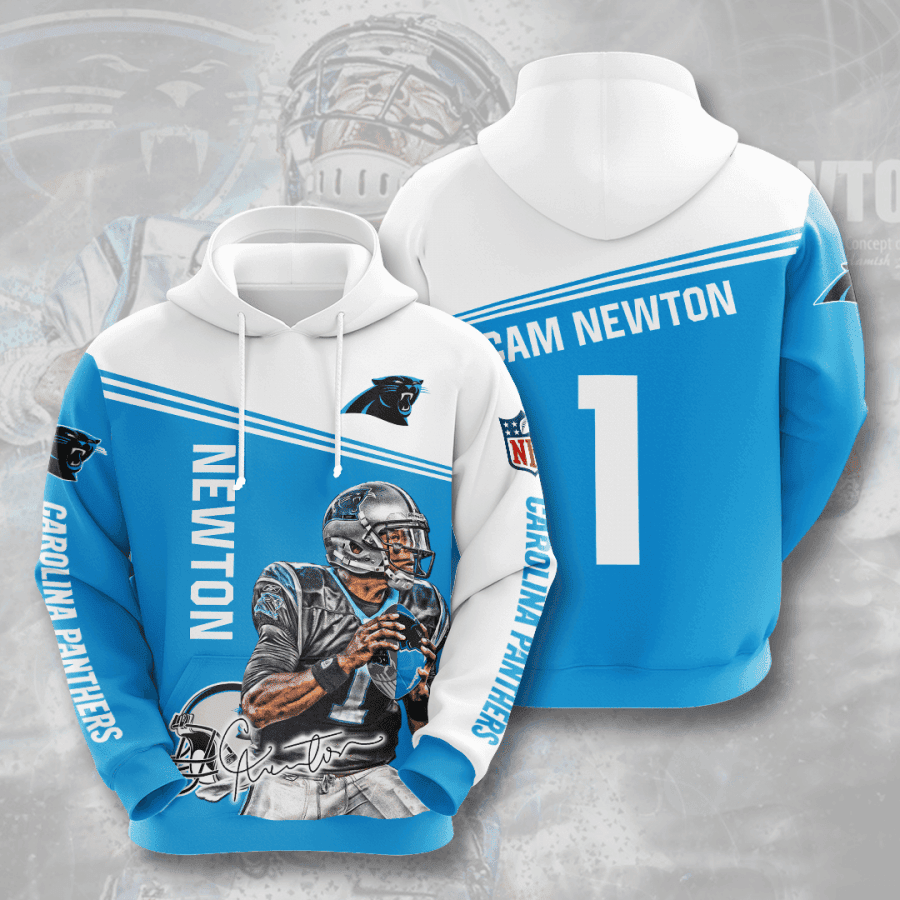 Cam Newton Carolina Panthers 3D All Over Print Hoodie, Zip Hoodie