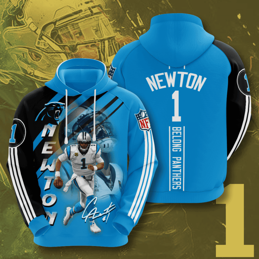 Cam Newton Carolina Panthers 3D All Over Print Hoodie, Zip Hoodie