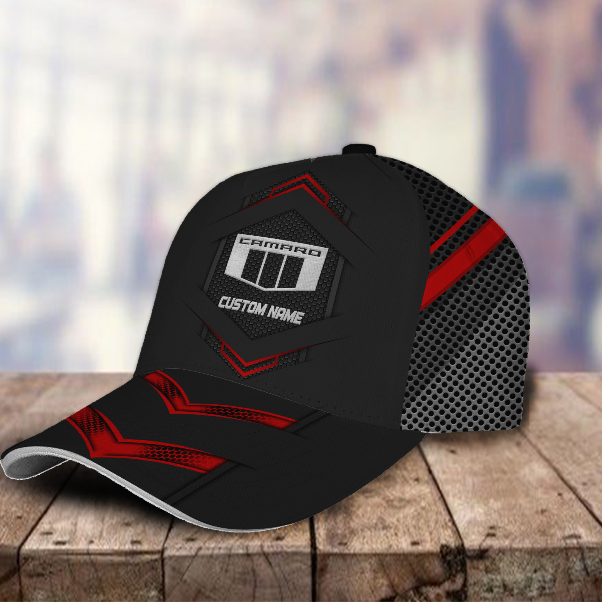 CAMARO 3D Classic Cap Logo Personalized Name Trucker Hats Custom Hats Gifts For Men & Women