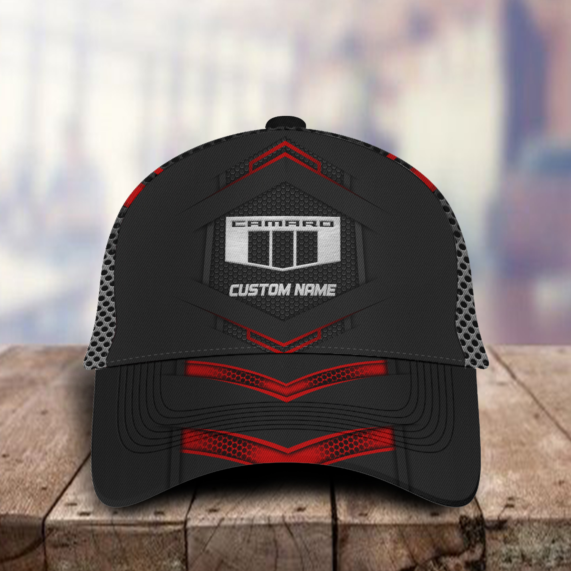 CAMARO 3D Classic Cap Logo Personalized Name Trucker Hats Custom Hats Gifts For Men & Women