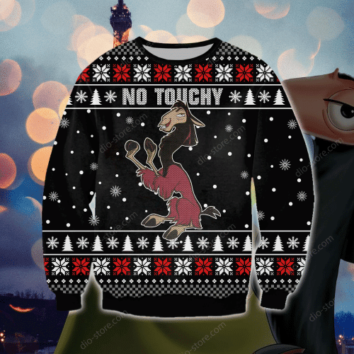 Camel No Touchy Ugly Christmas Sweater Adult 3D Funny Matching for family