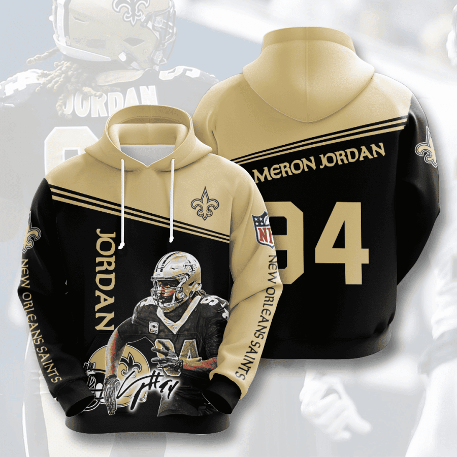 Cameron Jordan New Orleans Saints 3D All Over Print Hoodie, Zip Hoodie
