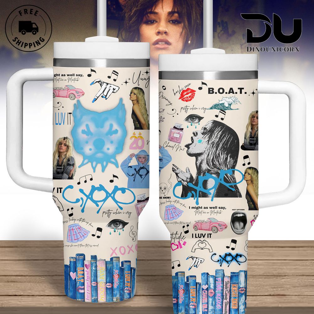 Camila Cabello Music Custom Stanley Cup 40 oz 30 oz Tumbler With HandleTVC2301708