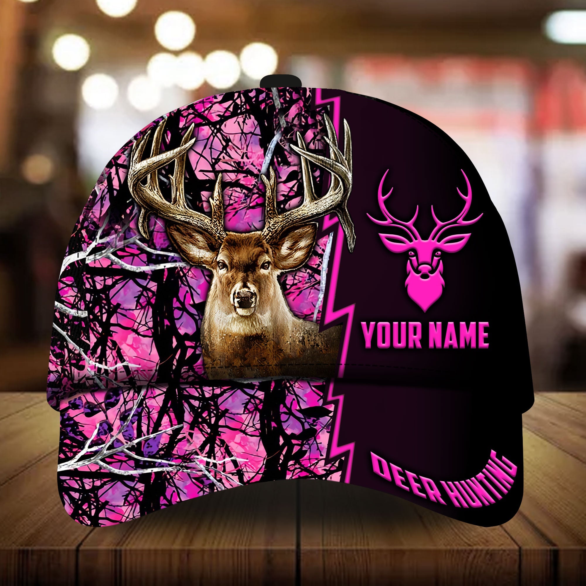 Camo Deer Hunting Hats 3D Multicolored Personalized Trucker Hats Custom Hats Gifts For Men & Women