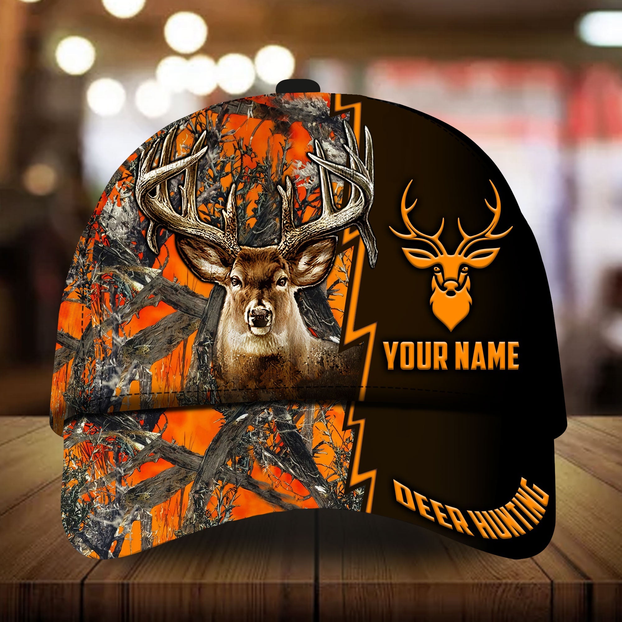 Camo Deer Hunting Hats 3D Multicolored Personalized Trucker Hats Custom Hats Gifts For Men & Women