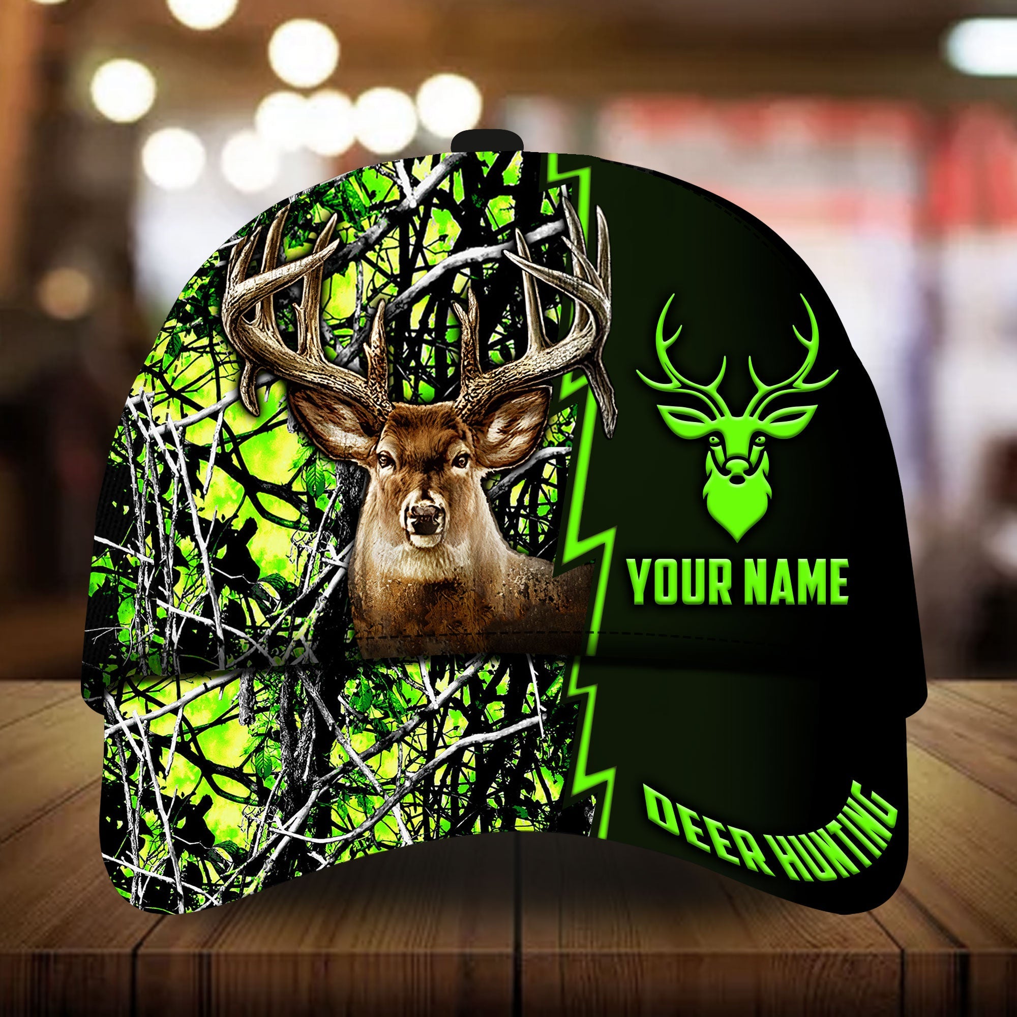 Camo Deer Hunting Hats 3D Multicolored Personalized Trucker Hats Custom Hats Gifts For Men & Women