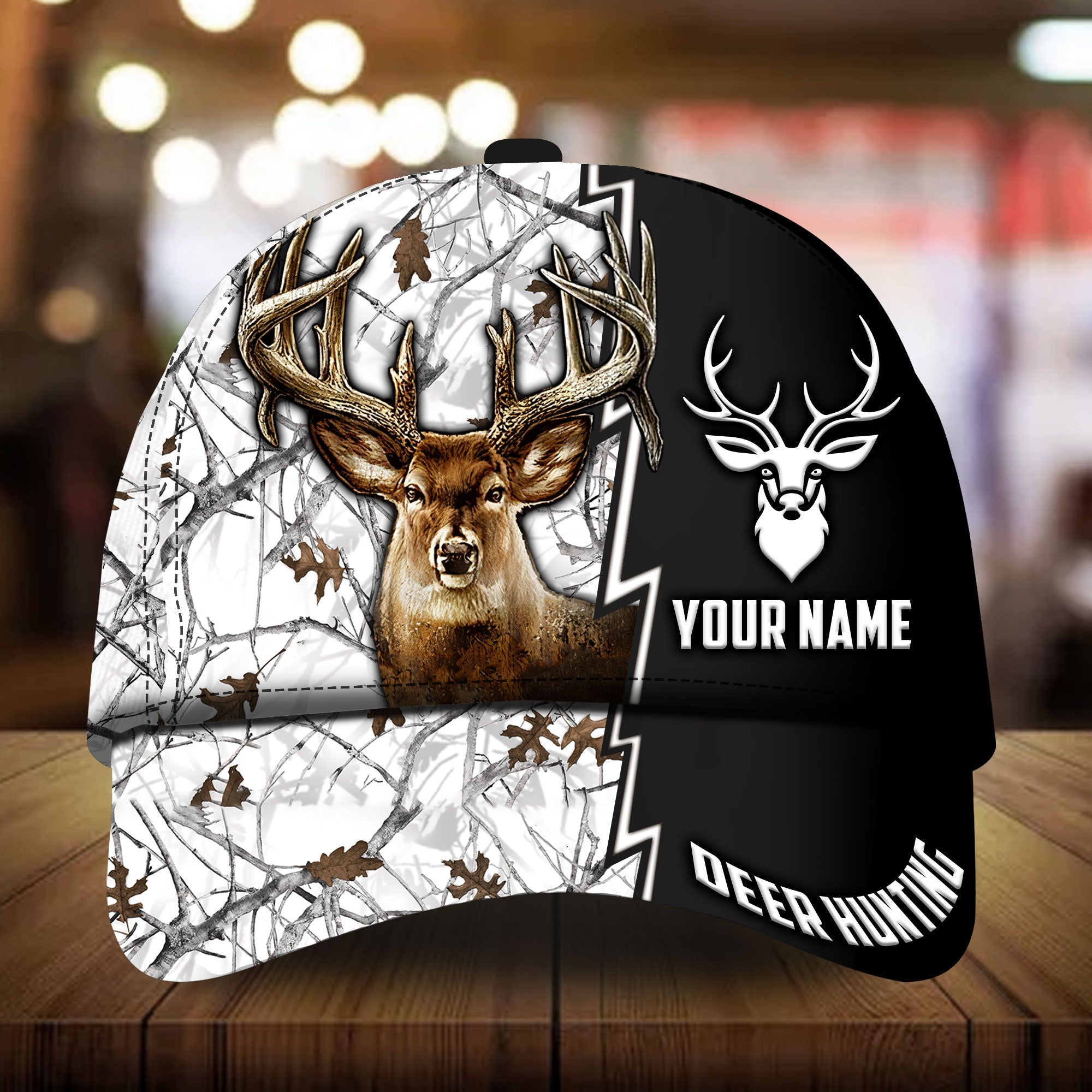 Camo Deer Hunting Hats 3D Multicolored Personalized Trucker Hats Custom Hats Gifts For Men & Women