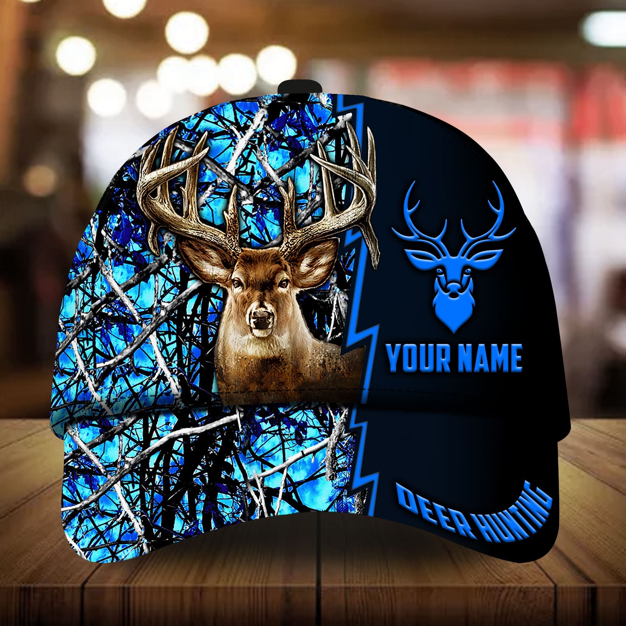 Camo Deer Hunting Hats 3D Multicolored Personalized Trucker Hats Custom Hats Gifts For Men & Women