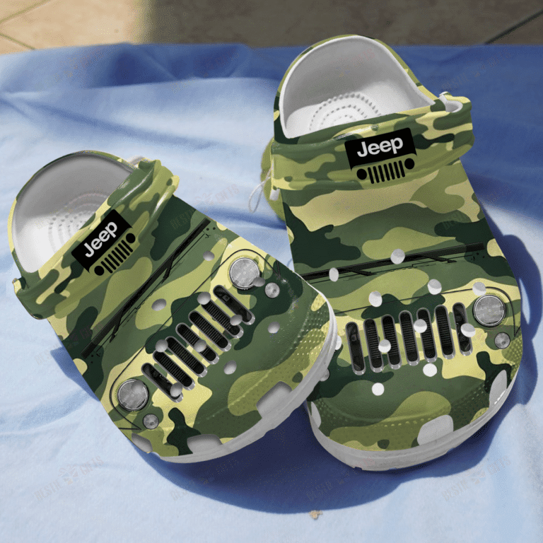 Camo Jeep Classic Shoes clogs Gifts For Men Son Grandpa Father Day 2022