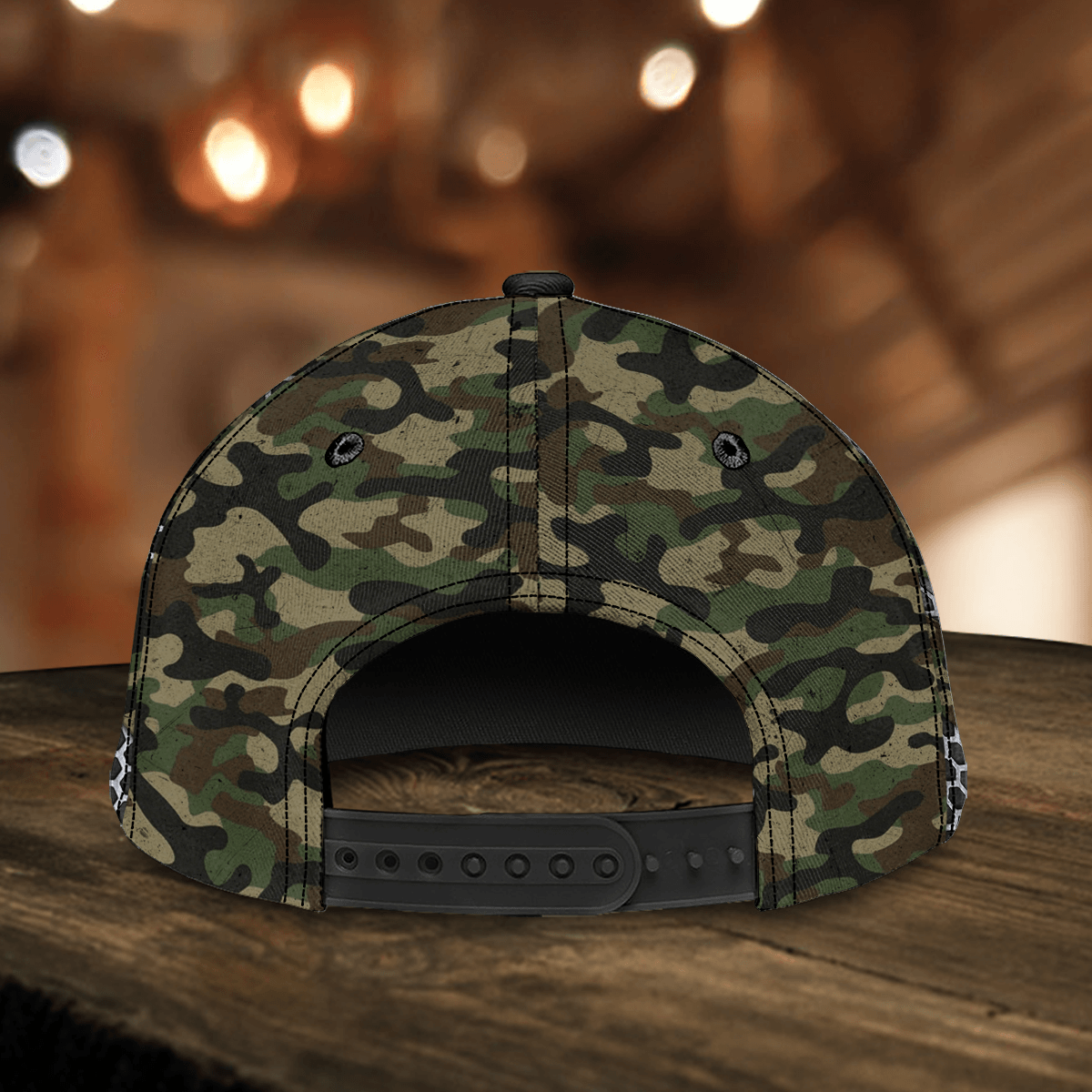 Camouflage Pattern Dog Personalized Classic Cap, FatherÃƒÂ¢Ã¢â€šÂ¬Ã¢â€žÂ¢s Day Gift for Dog Lovers, Dog Dad, Dog Mom Trucker Hats Custom Hats Gifts For Men & Women