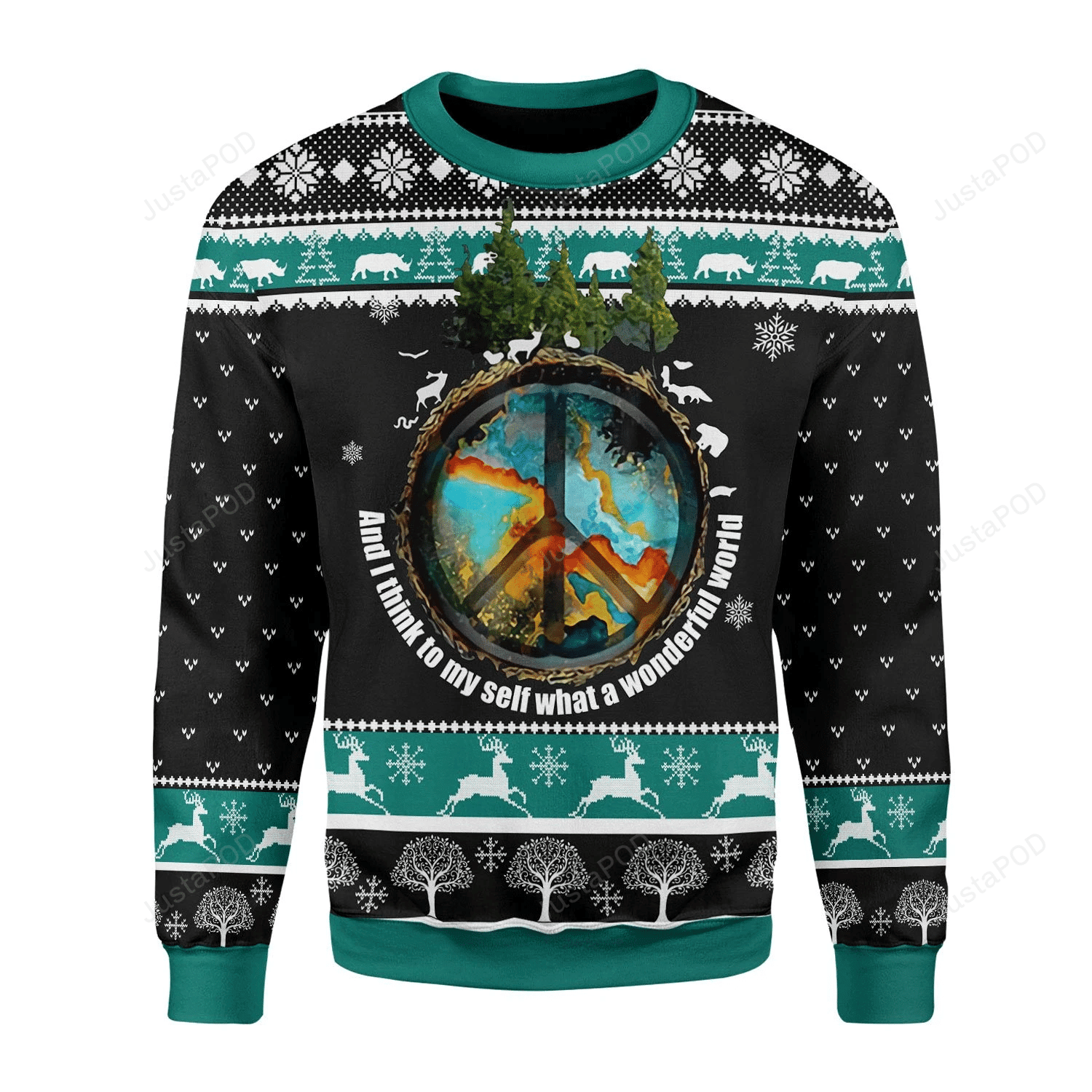 Camp Ugly Christmas Sweater Adult 3D Funny Matching for family