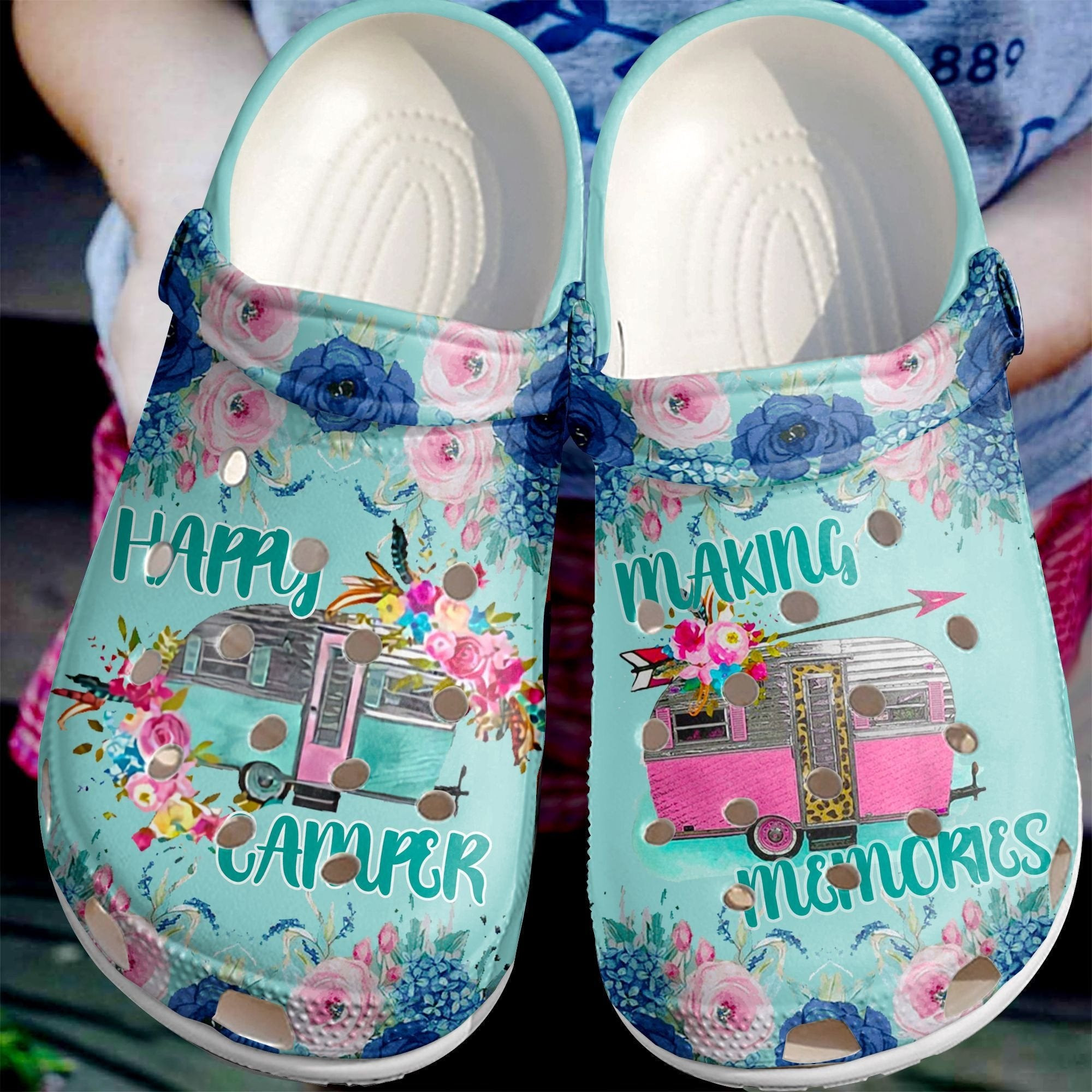 Camper Memories Shoes - Happy Gamer Making Memories Clog Gift