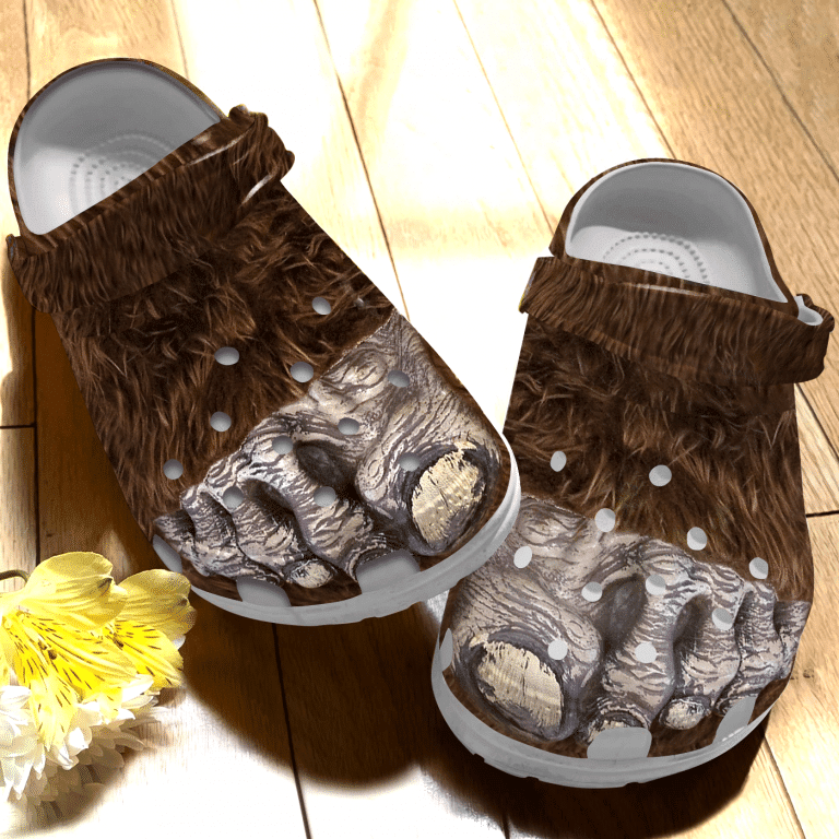 Camping Bigfoot Feet 3D Shoes clogs Birthday Gifts For Men Father Day - Grandma Funny Bigfoot Shoes Camping Hunting