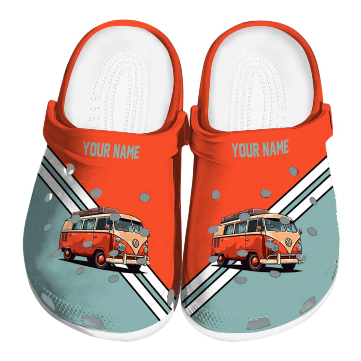 Camping Camper Van Crocs Crocband Clogs Shoes Comfortable For Men Women and Kids