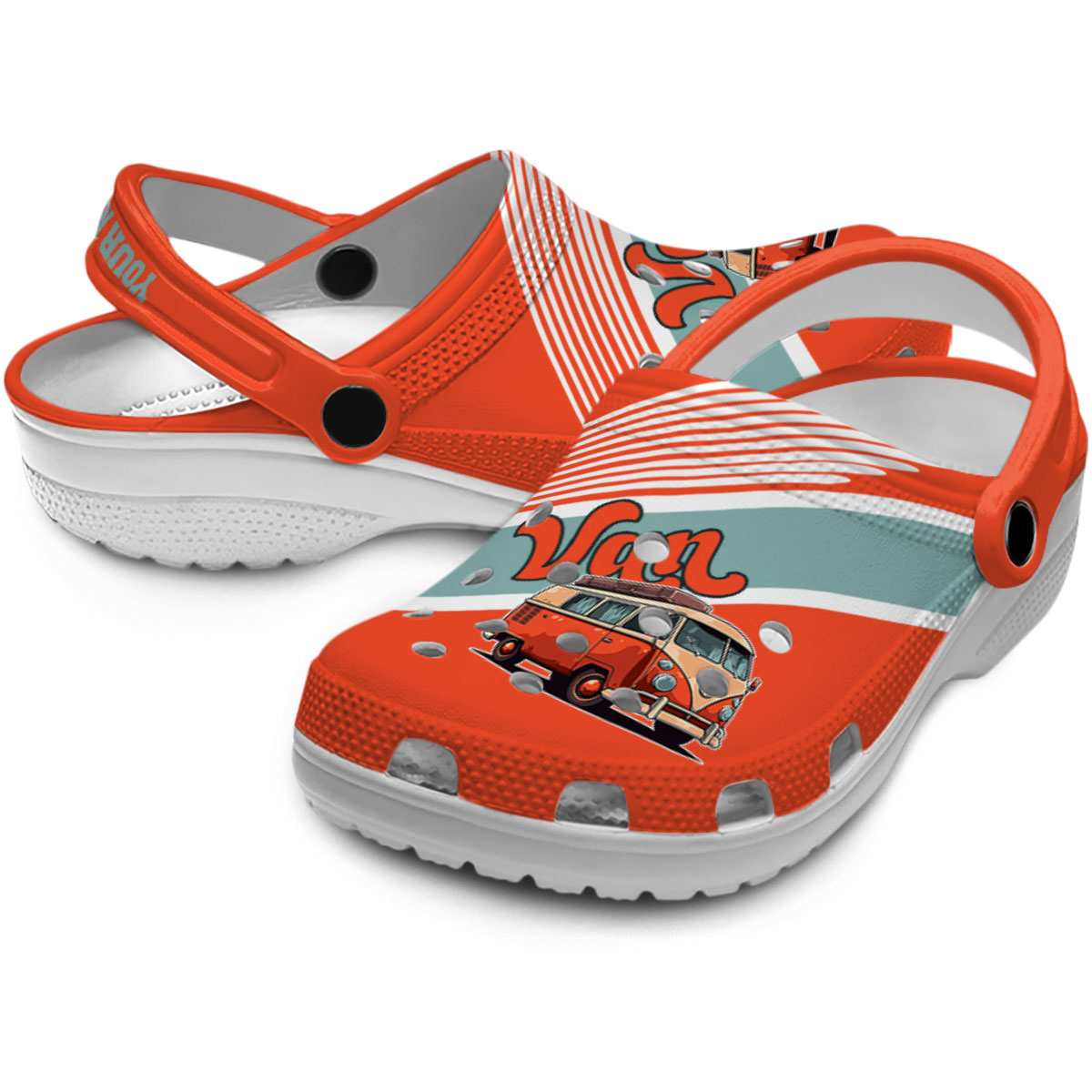 Camping Camper Van Crocs Crocband Clogs Shoes Comfortable For Men Women and Kids - Image 3