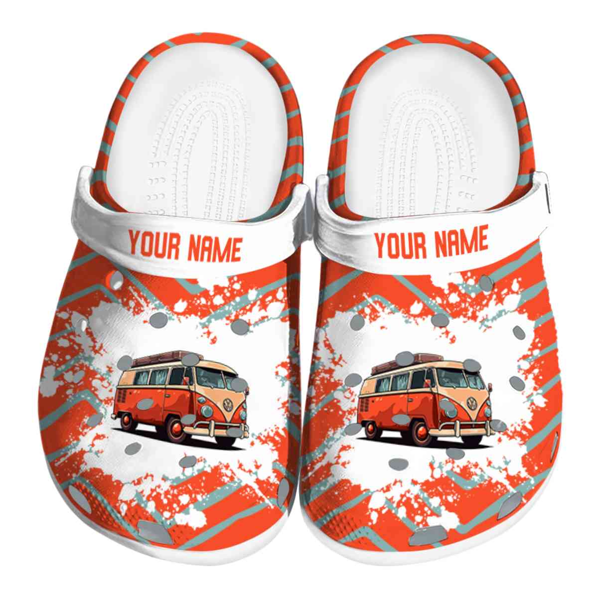 Camping Camper Van Crocs Crocband Clogs Shoes Comfortable For Men Women and Kids