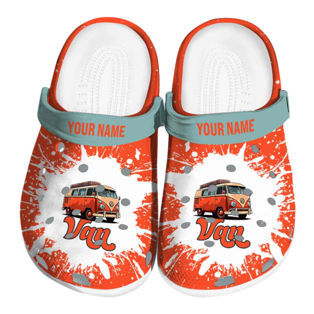 Camping Camper Van Crocs Crocband Clogs Shoes Comfortable For Men Women and Kids