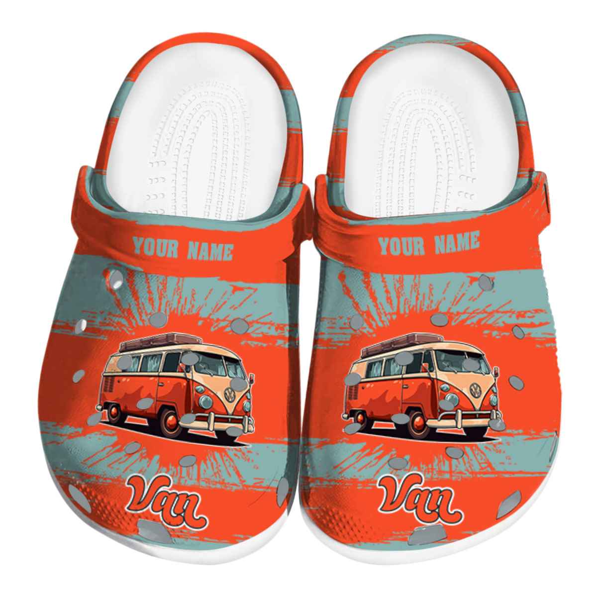 Camping Camper Van Crocs Crocband Clogs Shoes Comfortable For Men Women and Kids
