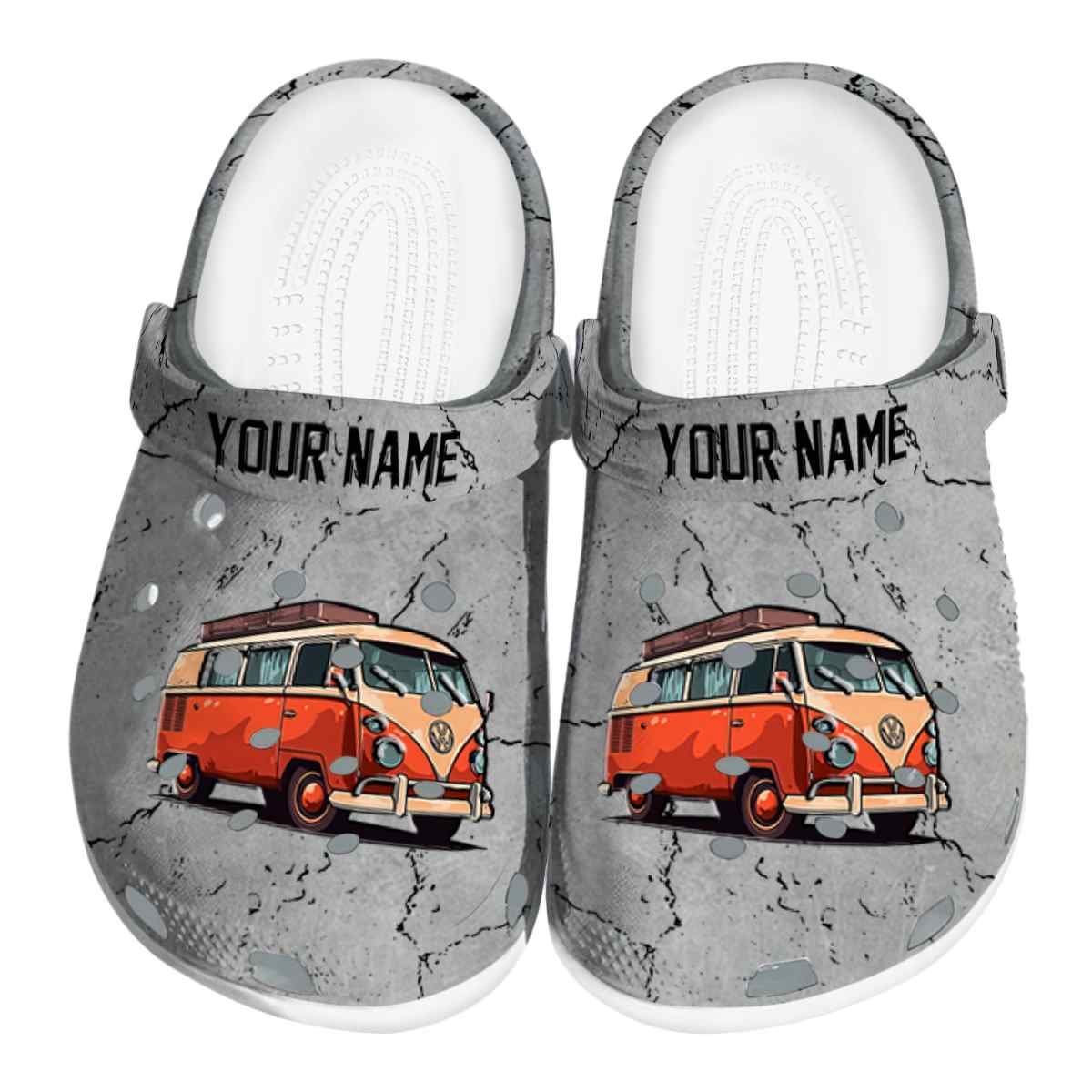 Camping Camper Van Crocs Crocband Clogs Shoes Comfortable For Men Women and Kids
