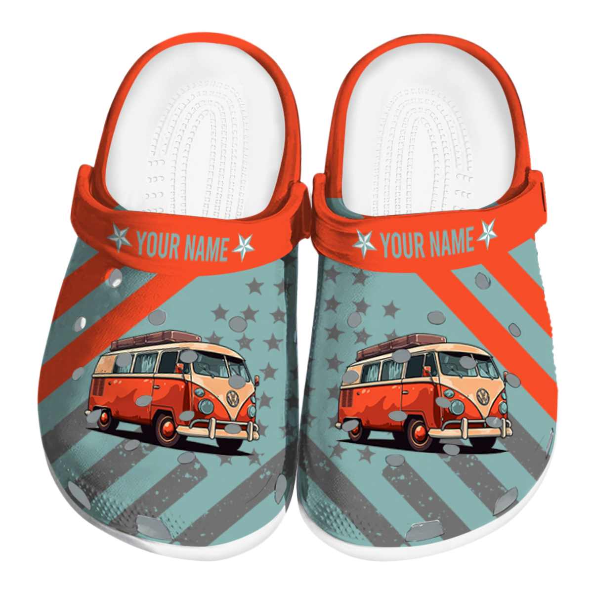 Camping Camper Van Crocs Crocband Clogs Shoes Comfortable For Men Women and Kids