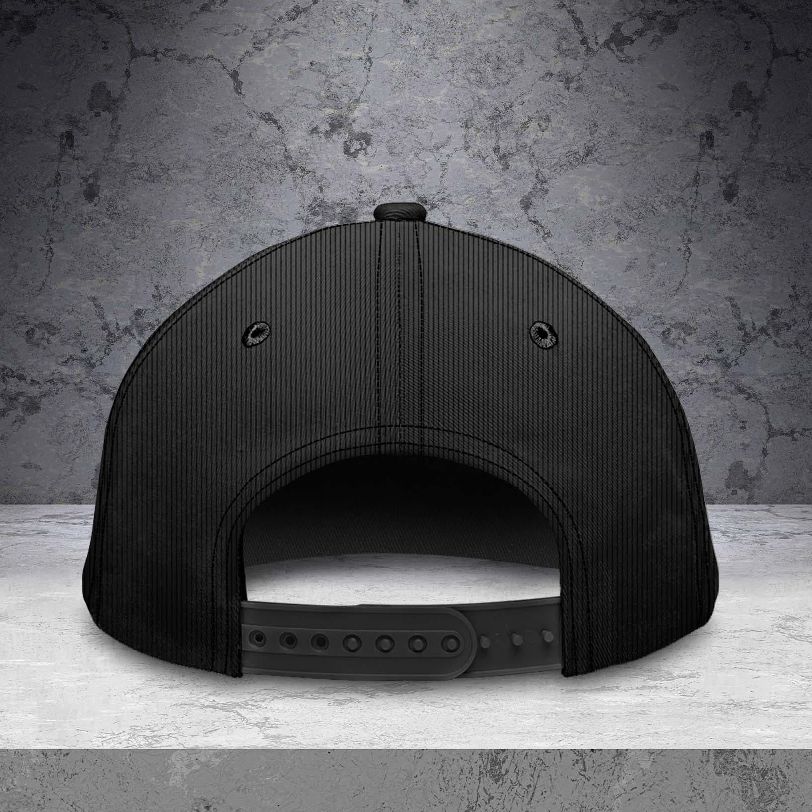 Camping Carbon Personalized Cap, Personalized Gift for Camping Lovers Trucker Hats Custom Hats Gifts For Men & Women