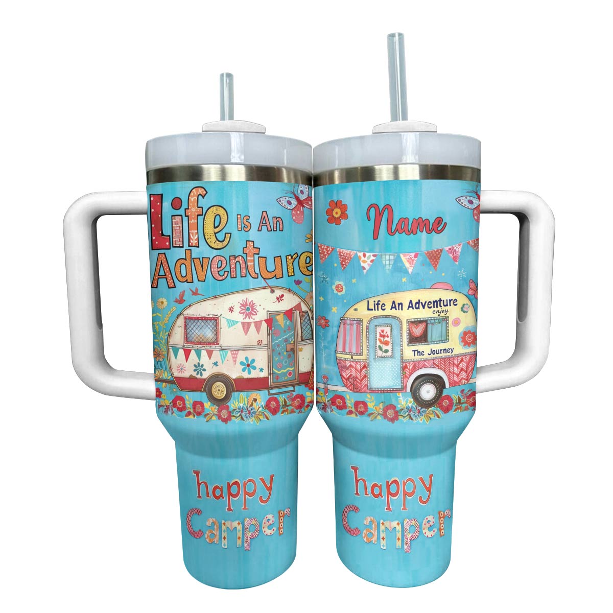 Camping Life Is An Adventure Custom Stanley Cup 40 oz 30 oz Tumbler With HandleTVC2301793