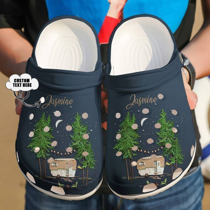Camping Personalized Love clog Shoes