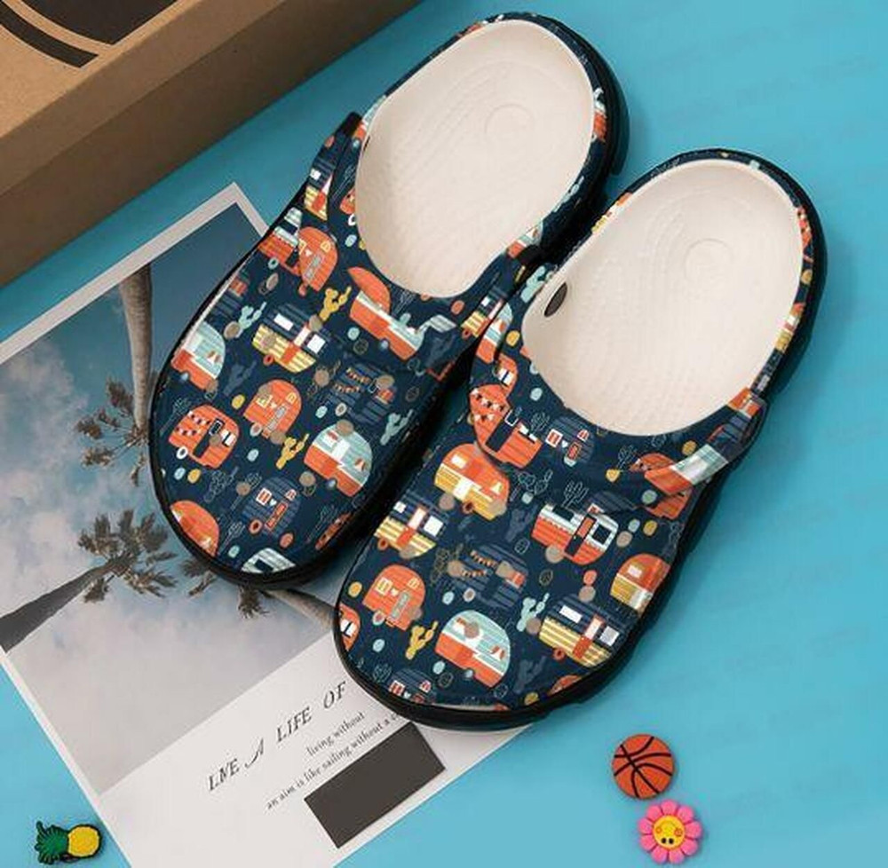 Camping Tropical Forest 12 Personalized Gift For Lover Rubber clog Shoes Comfy Footwear
