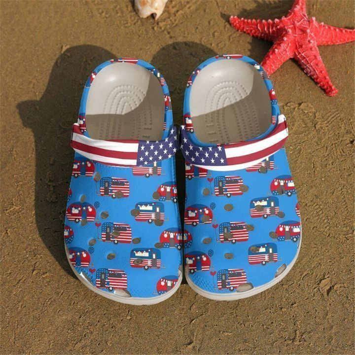 Camping Us Happy Campers Classic Clogs Shoes