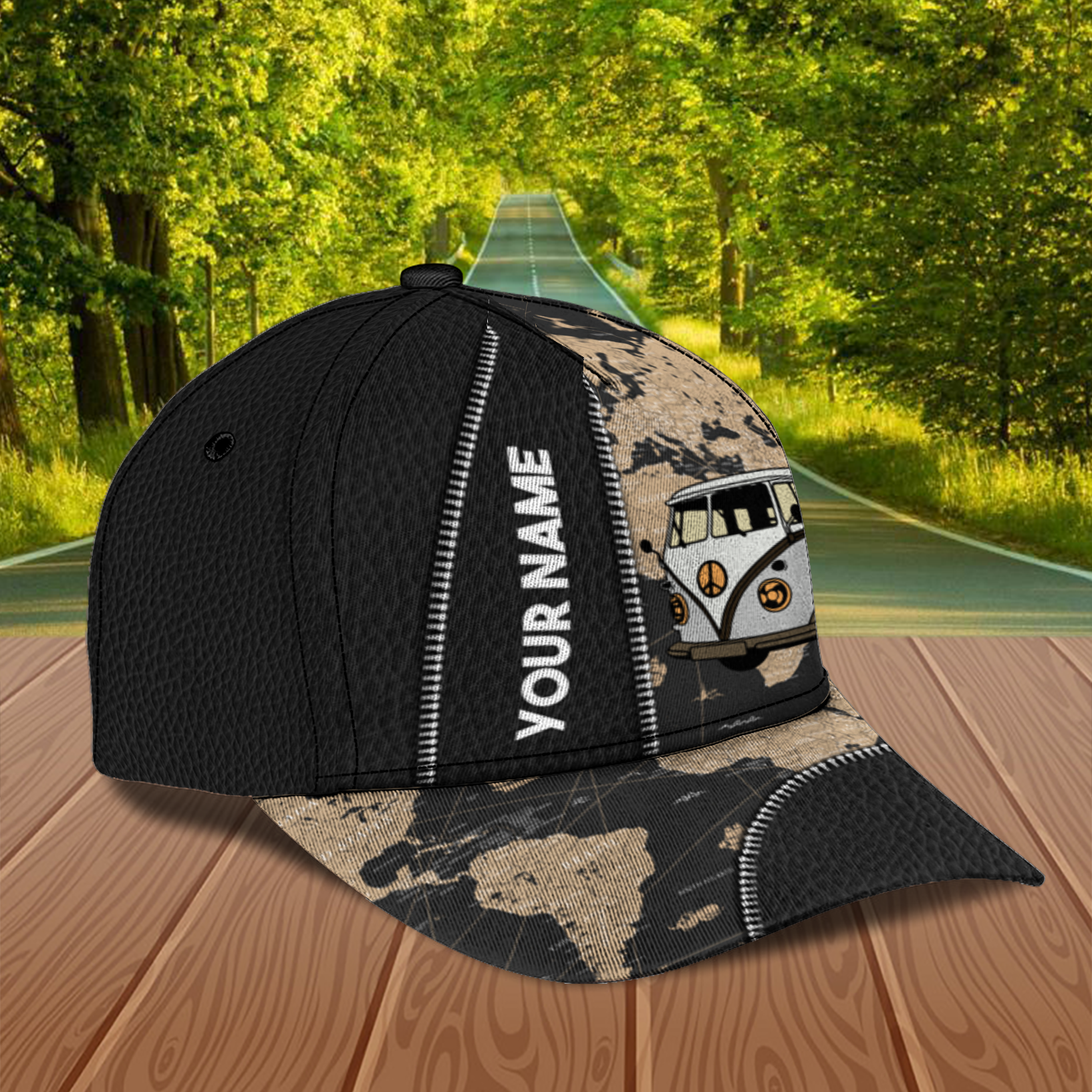 CampingPersonalized Camping Classic Cap, Gift for Camping Lovers Trucker Hats Custom Hats Gifts For Men & Women