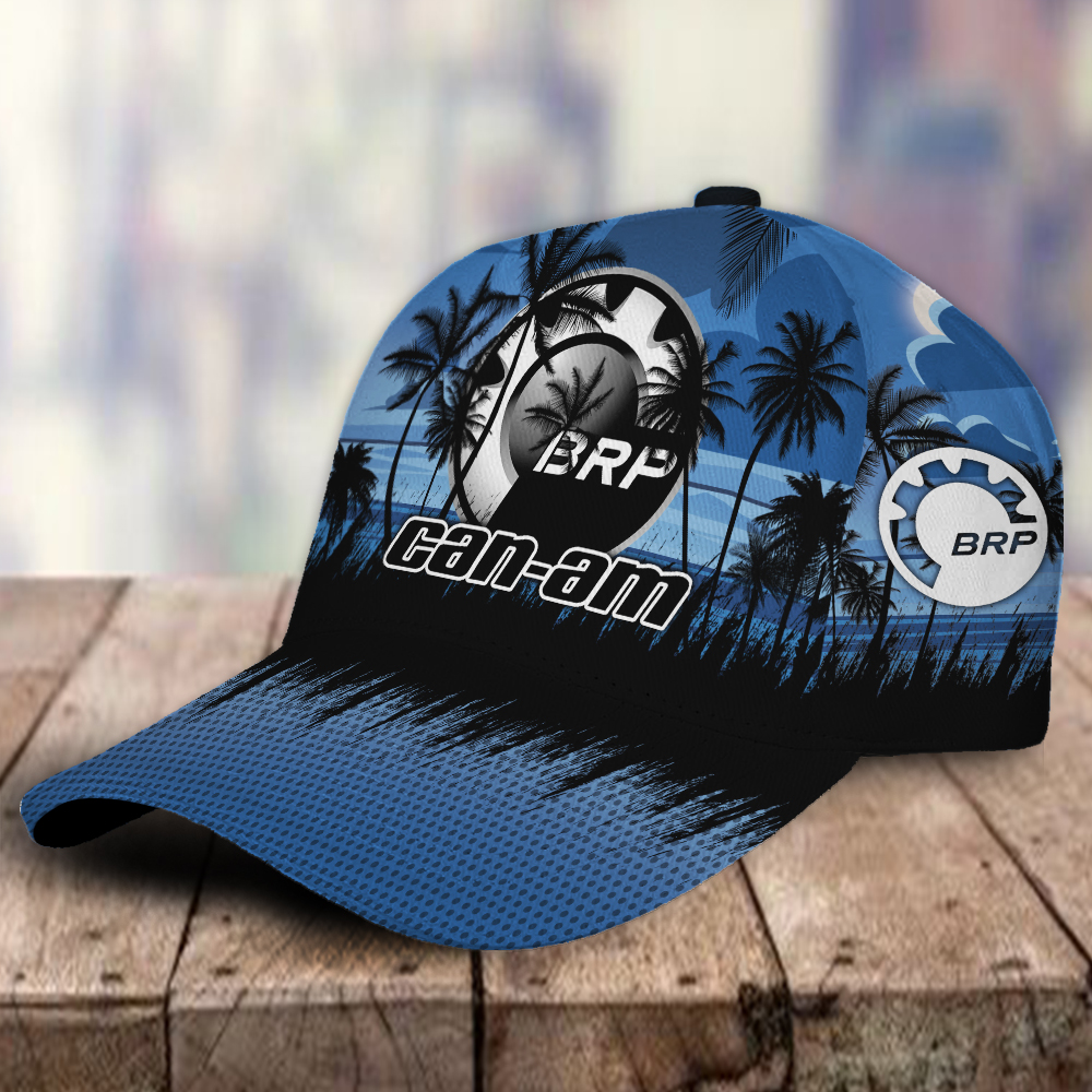 Can Am motorcycles 3D Classic Cap Hawaiian Tropical Car Motor Brand Hats Trucker Hats Custom Hats Gifts For Men & Women