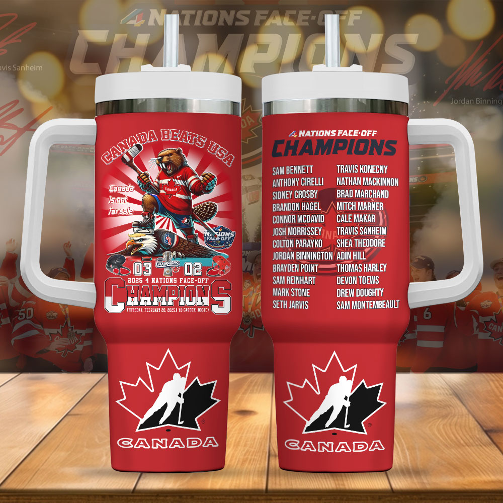 Canada 2025 4 Nations Face-Off  Custom Stanley Cup 40 oz 30 oz Tumbler With HandleTVC2301246