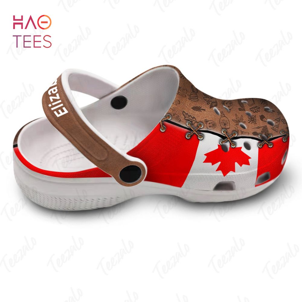 Canada Flag Connect Symbols Crocs Crocband Clogs Shoes Comfortable For Men Women and Kids - Image 3