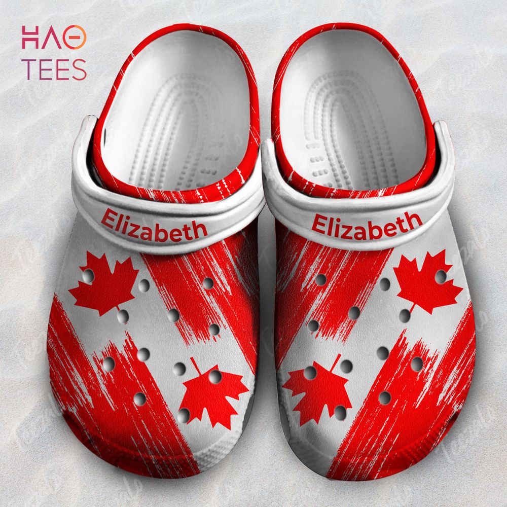 Canada Flag Crocs Crocband Clogs Shoes Comfortable For Men Women and Kids