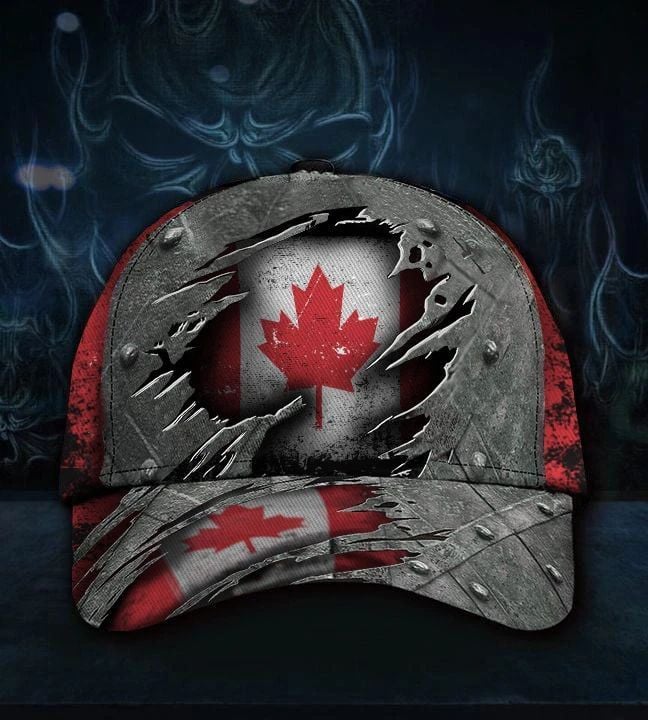 Canada Flag Hat 3D Printed Vintage Cap Patriotic Canada Cap 2 Trucker Hats Custom Hats Gifts For Men & Women