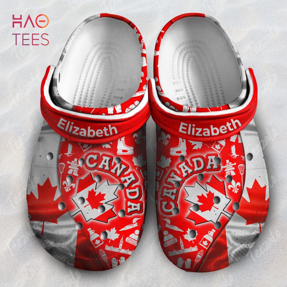 Canada Flag Mix Symbols Crocs Crocband Clogs Shoes Comfortable For Men Women and Kids