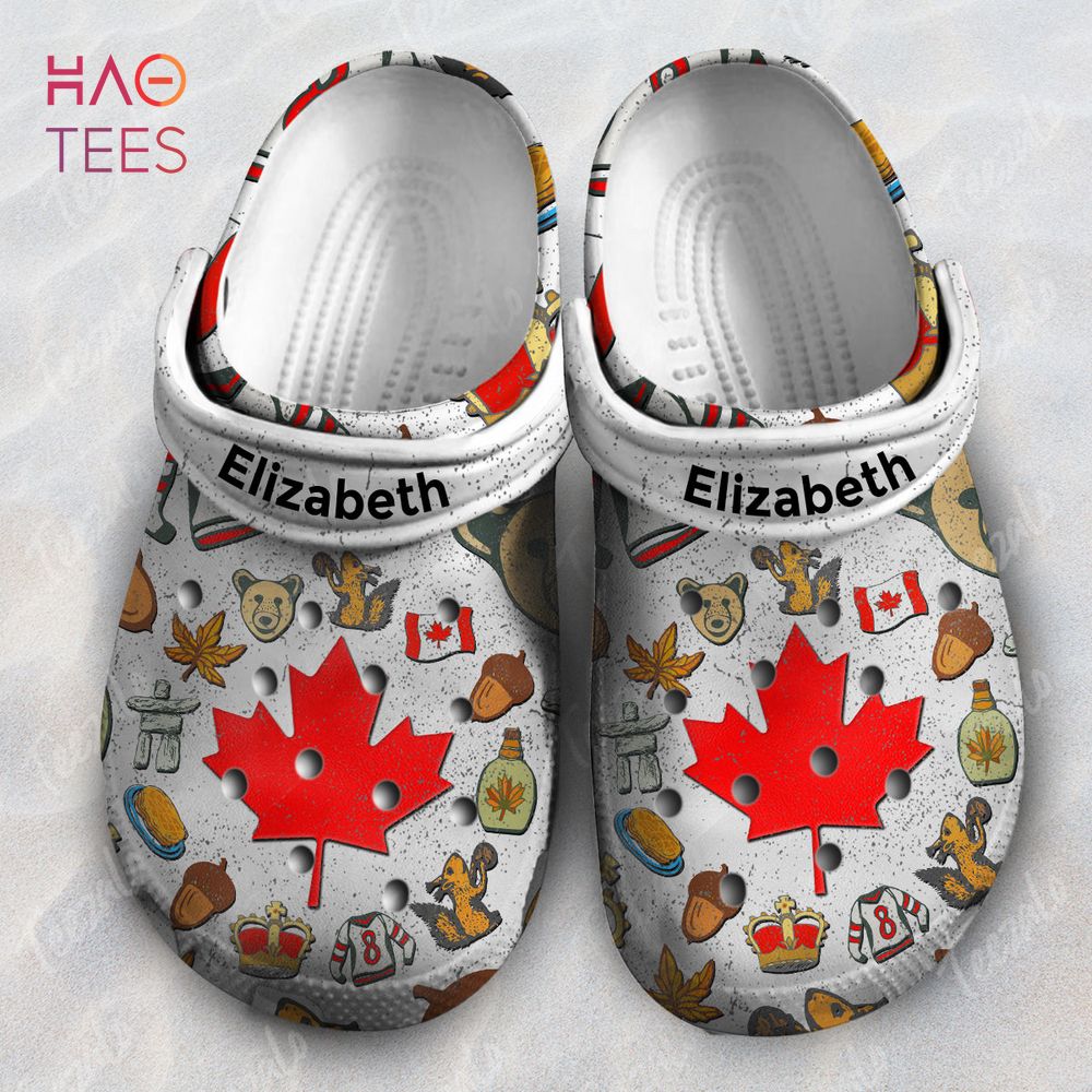 Canada Maple Leaves Flag Canadian Crocs Crocband Clogs Shoes Comfortable For Men Women and Kids