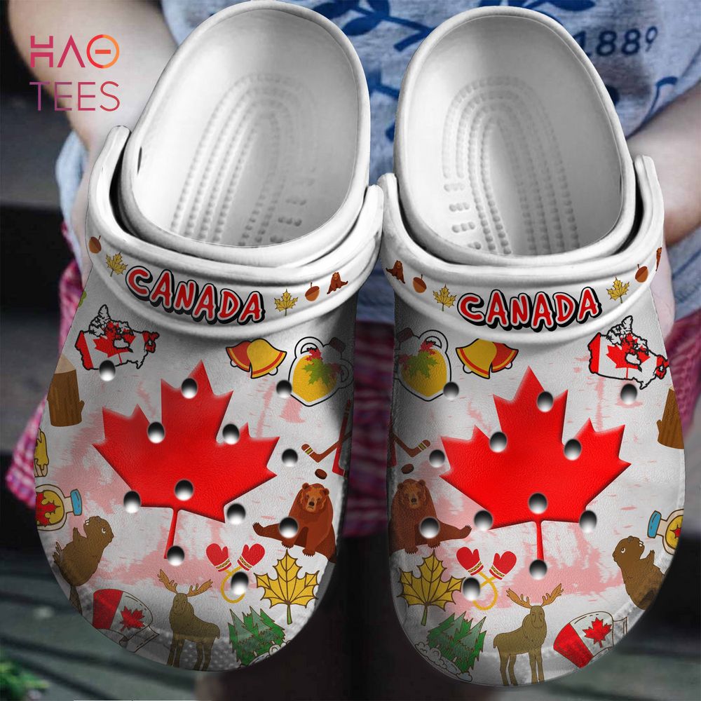 Canada Symbols Crocs Crocband Clogs Shoes Comfortable For Men Women and Kids