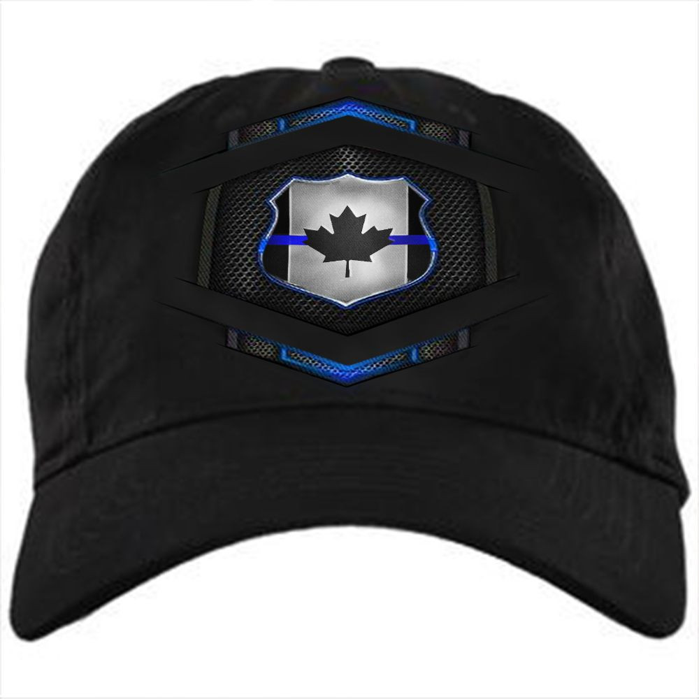 Canada Thin Blue Line Badge Baseball Flag Classic Cap Trucker Hats Custom Hats Gifts For Men & Women