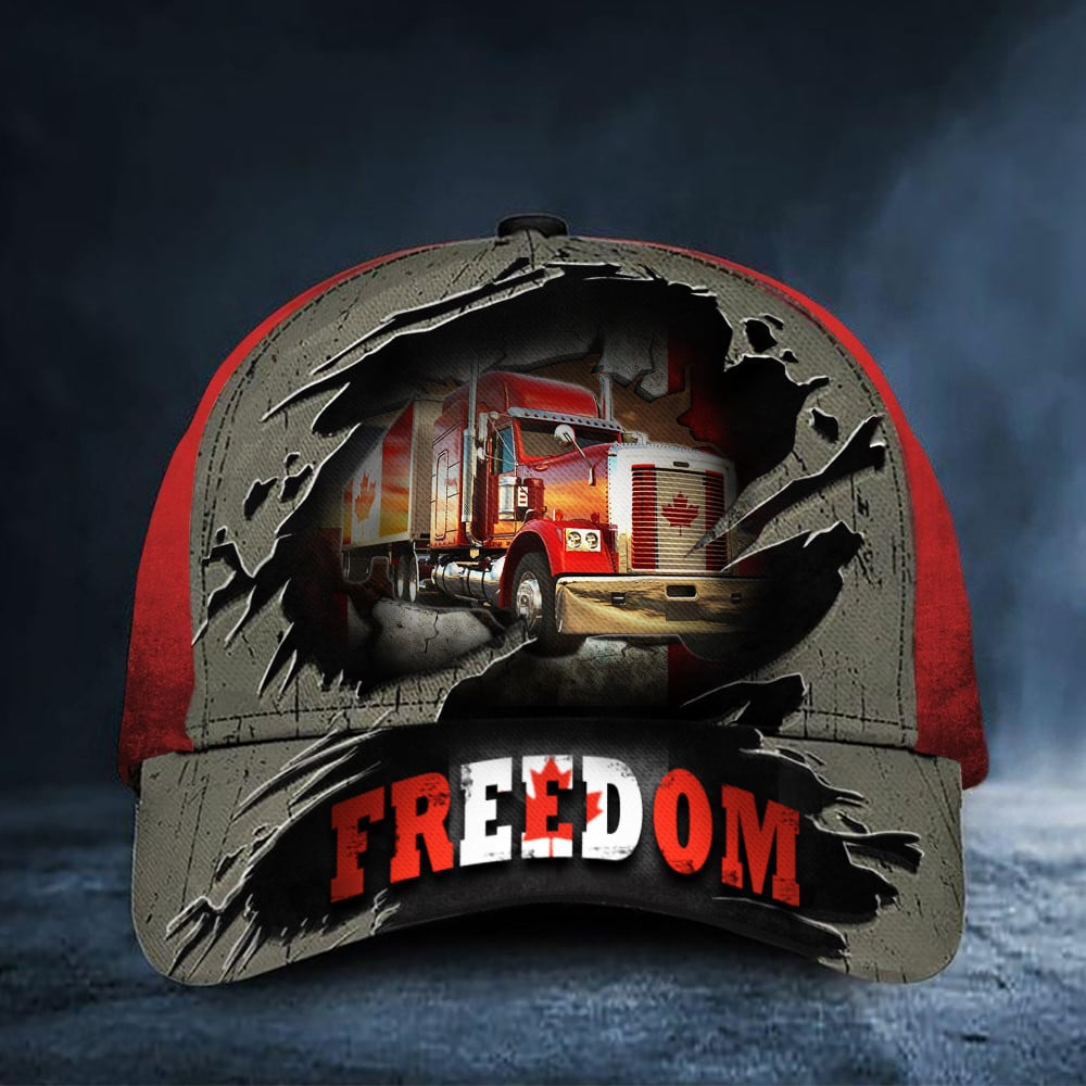 Canada Truck Freedom Hat Trucker Hats Custom Hats Gifts For Men & Women