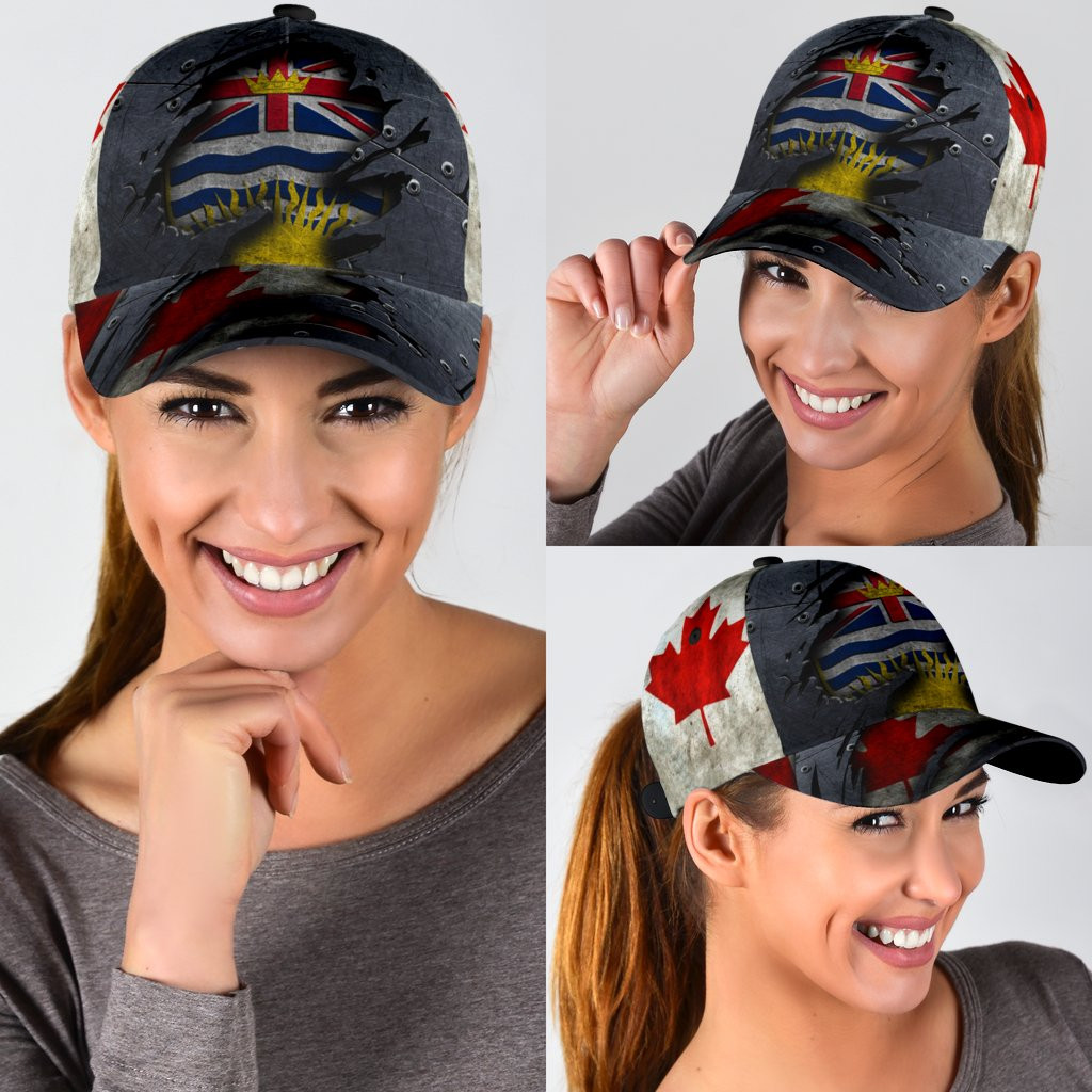 Canadian British Columbia Classic Cap Trucker Hats Custom Hats Gifts For Men & Women