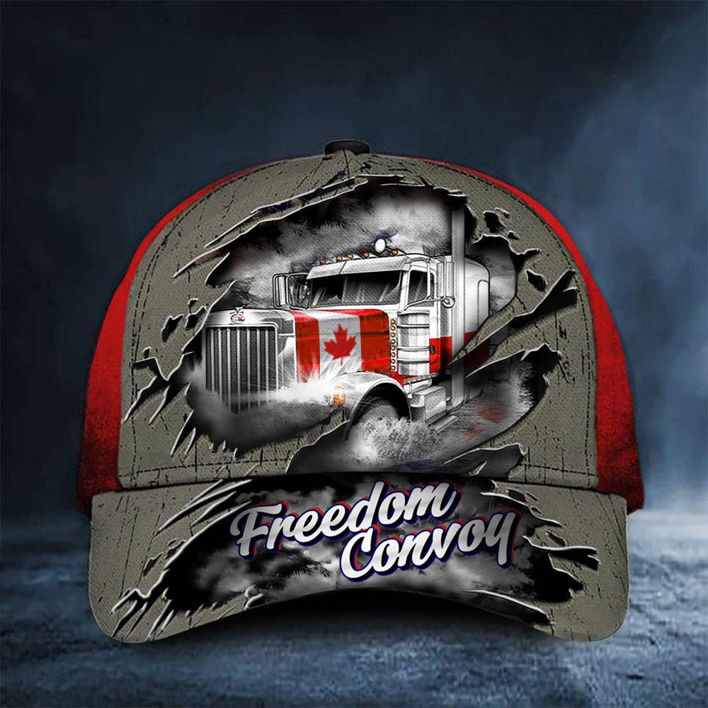 Canadian Trucker Freedom Convoy Hat 2022 Support Truck Drivers For Freedom Convoy Cap For Men Trucker Hats Custom Hats Gifts For Men & Women