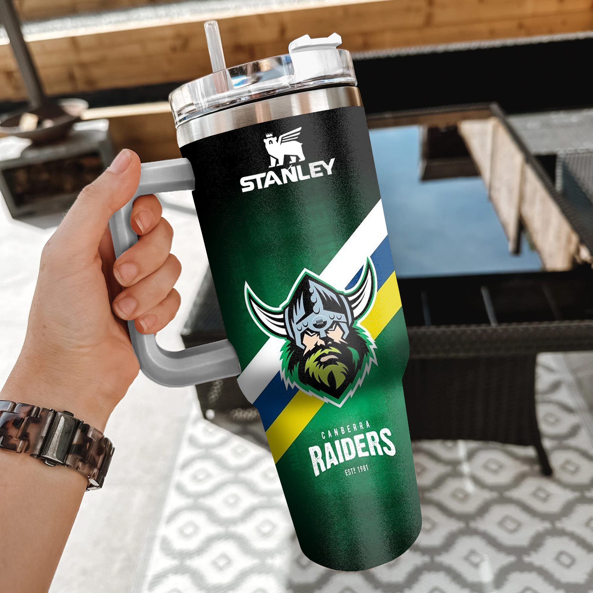 Canberra Raiders NRL Custom Stanley Cup 40 oz 30 oz Tumbler With HandleTVC230112