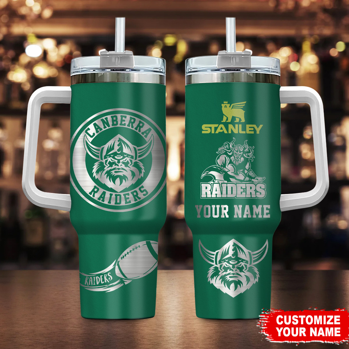 Canberra Raiders NRL Custom Stanley Cup 40 oz 30 oz Tumbler With HandleTVC230113