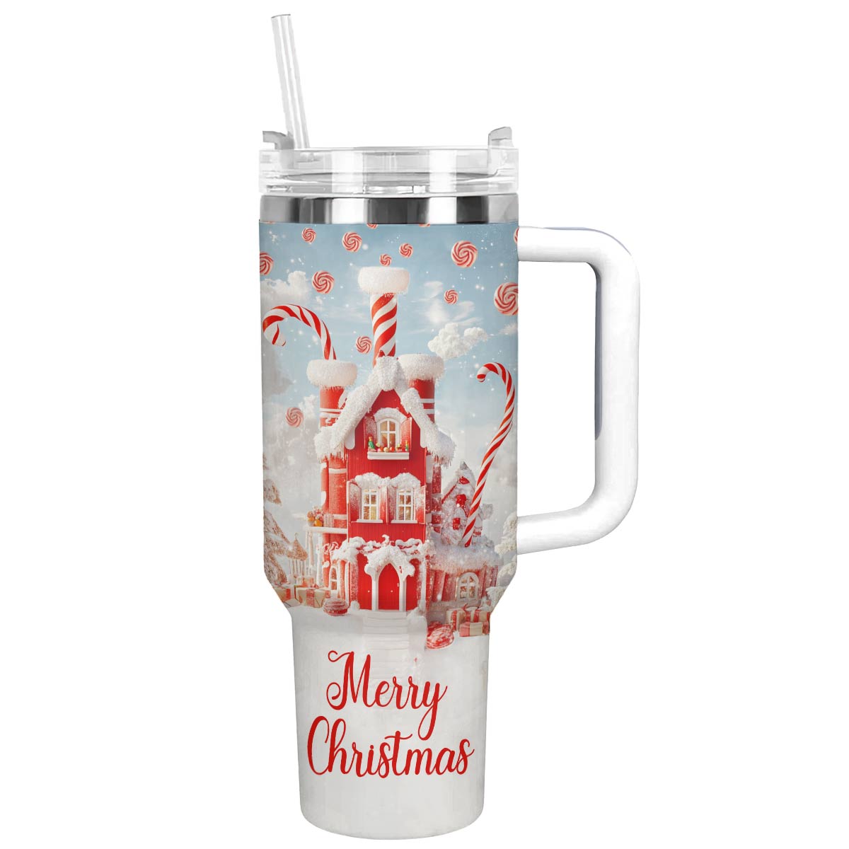 Candy House Christmas Custom Stanley Cup 40 oz 30 oz Tumbler With HandleTVC2301497