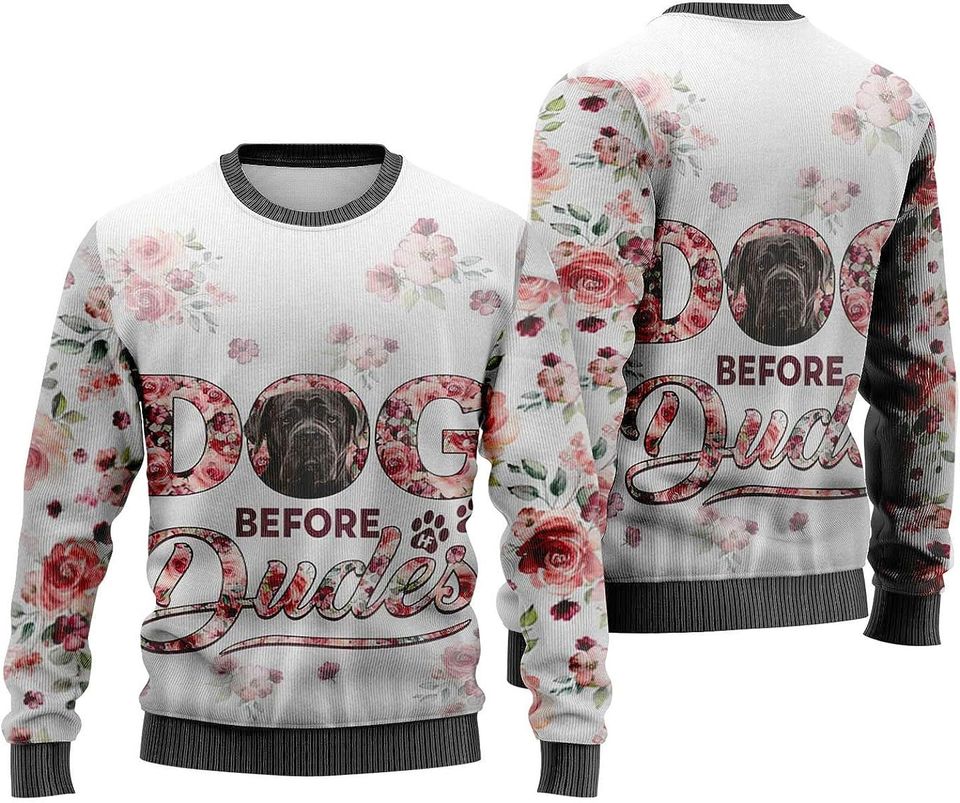 Cane Corso Sweater Christmas Sweatshirt Holiday Party - Image 3